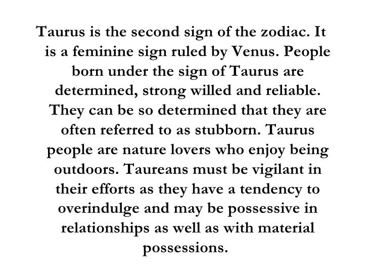 horoscopes taurus meaning